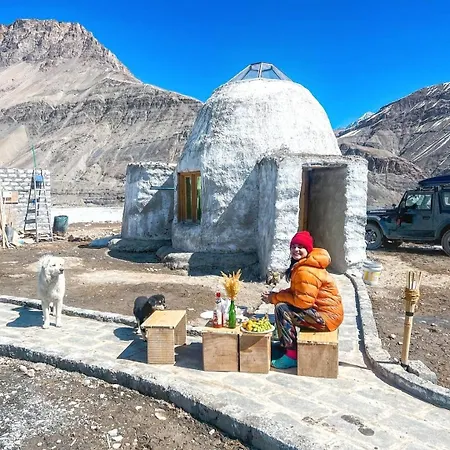 Spiti Eco Domes Guest House Kaza Exterior photo